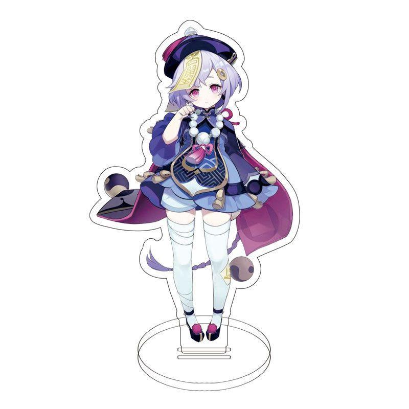 Изысканная акриловая подставка-фигурка Genshin Impact с Клии, Кэ Цин, Гань Юй для настольной демонстрации