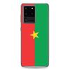 Coque Téléphone - Samsung - Galaxy S10 - Drapeau Burkina Faso - Souple - Multicolore