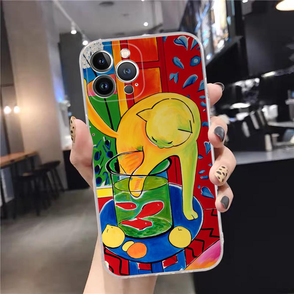 Чехол для телефона с картиной Анри Матисса для iPhone 15 14 11 12 13 Mini Pro XS Max Чехол 6 7 8 Plus X XR SE 2020 Funda Shell
