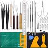 NEOACT Precision Craft Tool Vinyl Weeding Tool Kit for DIY Scrapbooking 28-Piece Set, Artwork, Cutting, Hobbies,