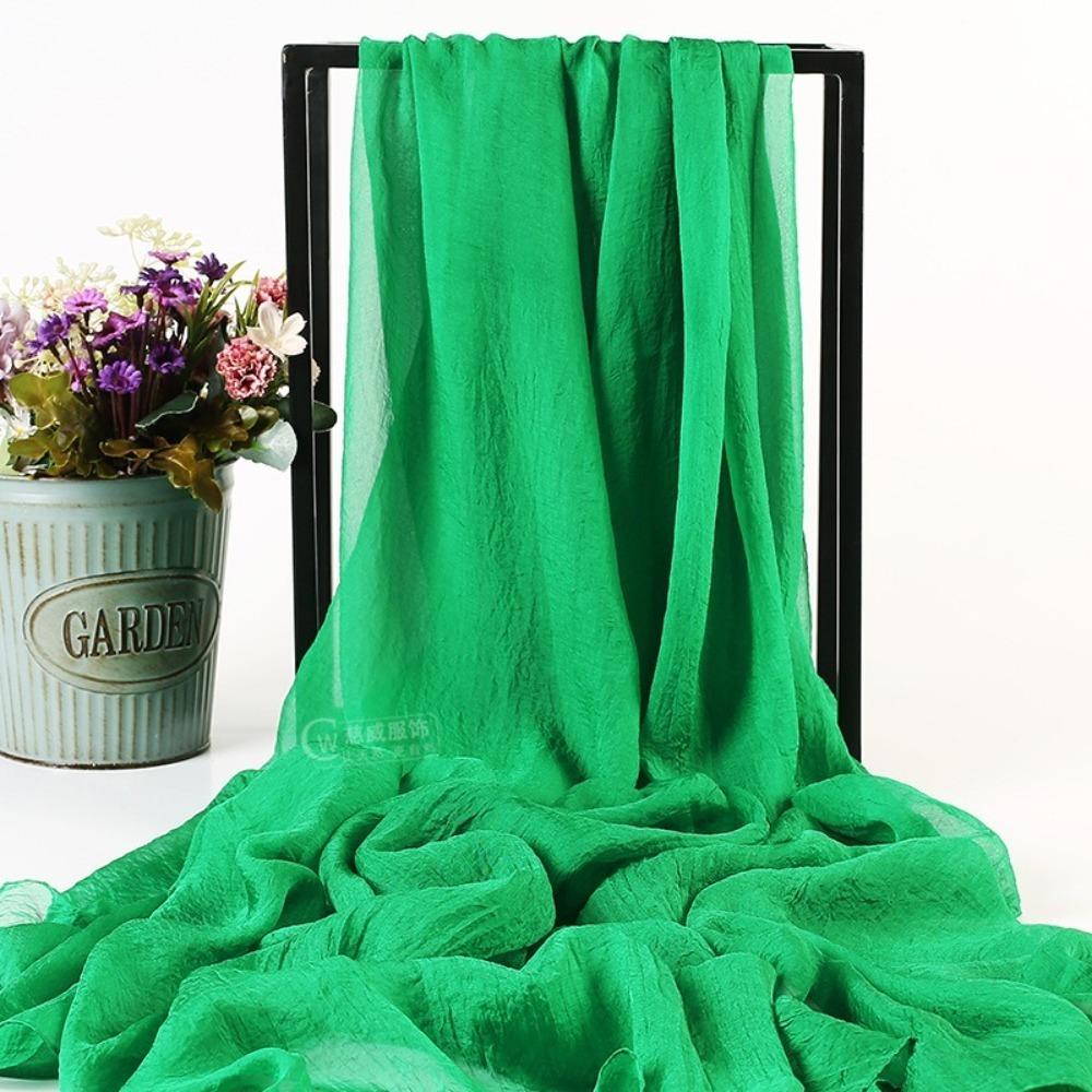 Solid Color Scarf Chiffon Fabric Beach Scarves New Headscarf  Gift