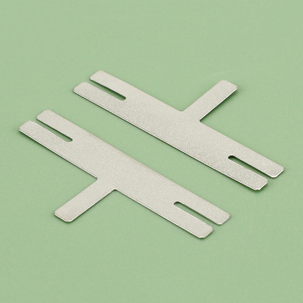 100 шт. Никелевые полосы, никелевые листы, пластины для аккумулятора 18650, никелированная стальная лента, соединительные листы для точечной сварки