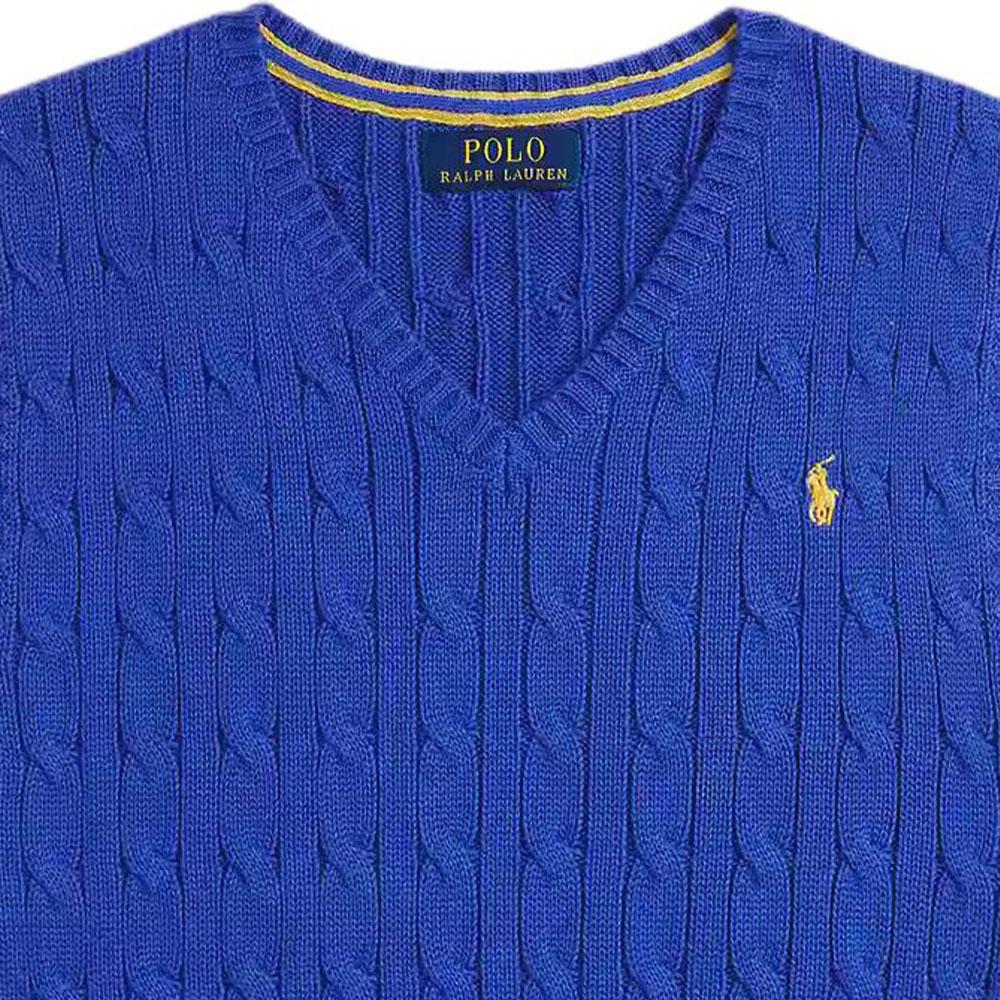 Свитер Polo Ralph Lauren FW25 Вязаный хлопковый жилет с косами Детский свитер CWPOSWEY6820648-400
