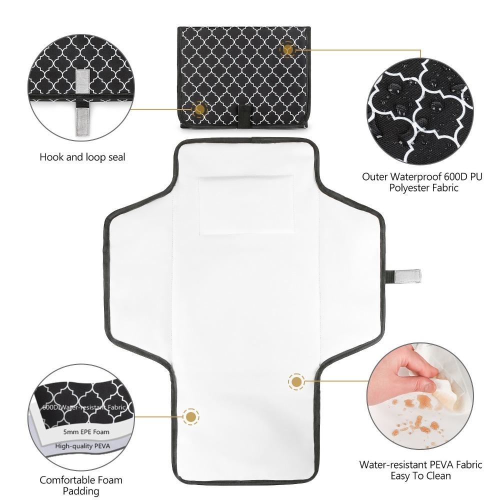 Oxford Diaper Changing Pad Waterproof Baby Diaper Sheet Simple Travel Nappy Changing Mat Infants