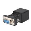 2 шт. Толстый сплав DB9 Female на RJ45 Аналоговый 720 1080I 1080P Адаптер-Коннектор для Компьютеров