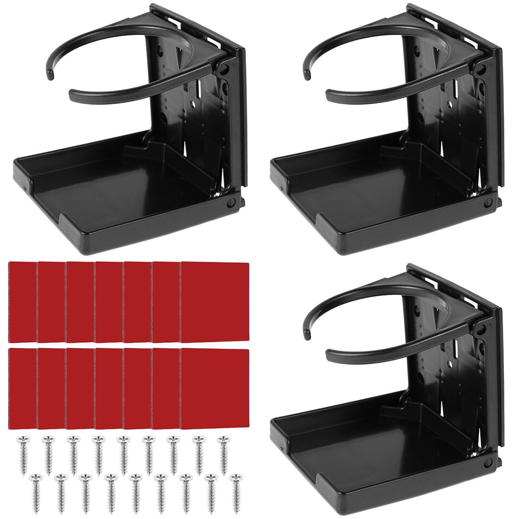 3PCS General Motors Truck Beverage Bottle Cup Holder Adjustable Foldable Car Cup Holder Anti-Shake Wear Resistant