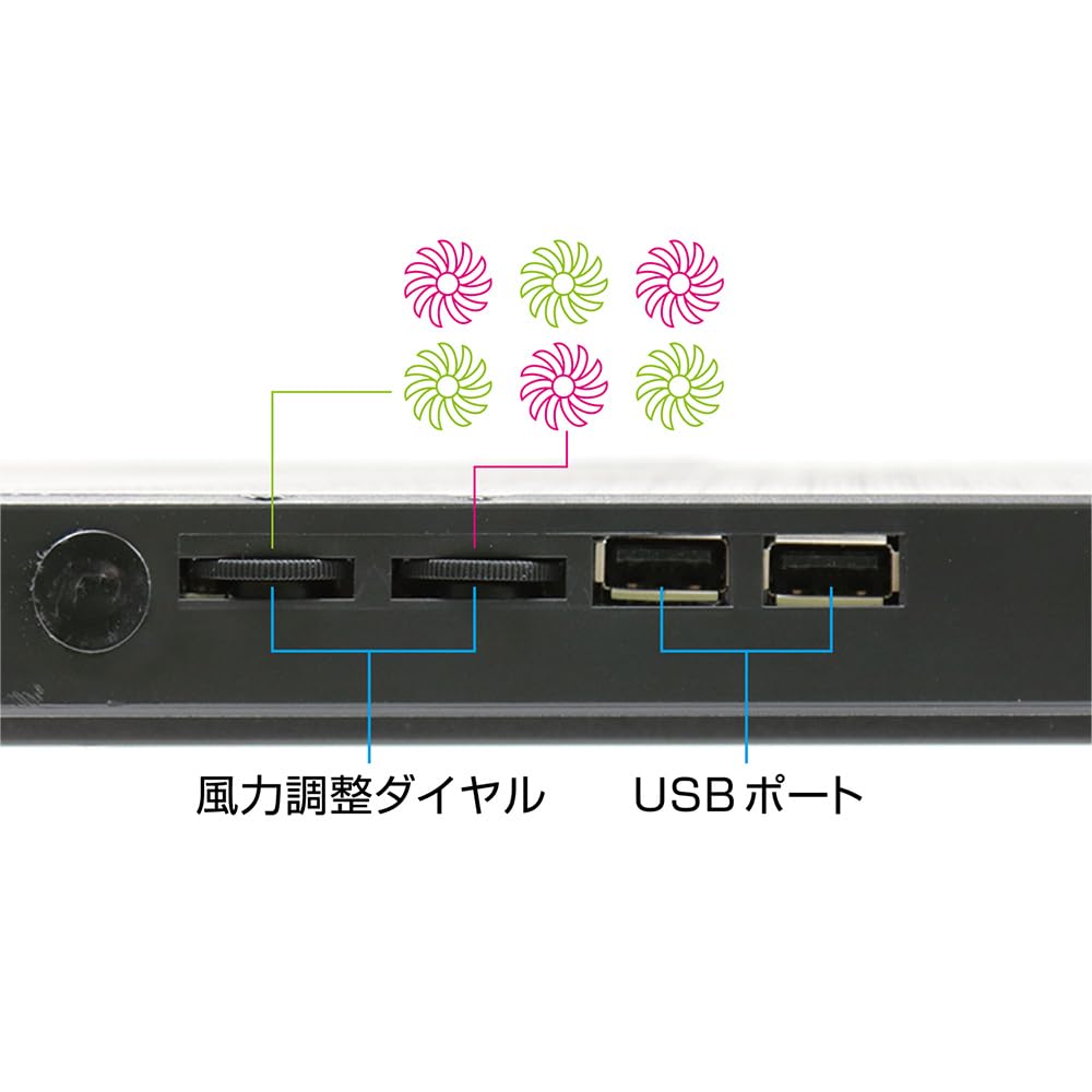 MCO Охладитель для ноутбука, 2-сторонний, 6-вентиляторный, тип полного охлаждения, Z4237
