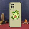 Авокадо Йога Забавный Узор для OPPO A17 A77 A58 A78 A98 A15 A5 A9 A96 A76 A16 A54 A74 A94 A52 A72 A79 A57S A53S Чехол