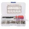 105Pcs Set Stainless Steel Wire Screw Sleeve Thread Repair Insert Kit Tool Set(M4*0.7)