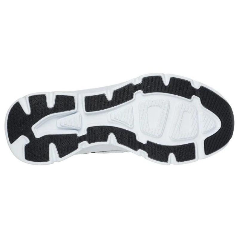 Skechers D'Lux Walker 2.0 Слипоны Мужские Белый Черный Низкие Кроссовки для Бега 232446-WBK