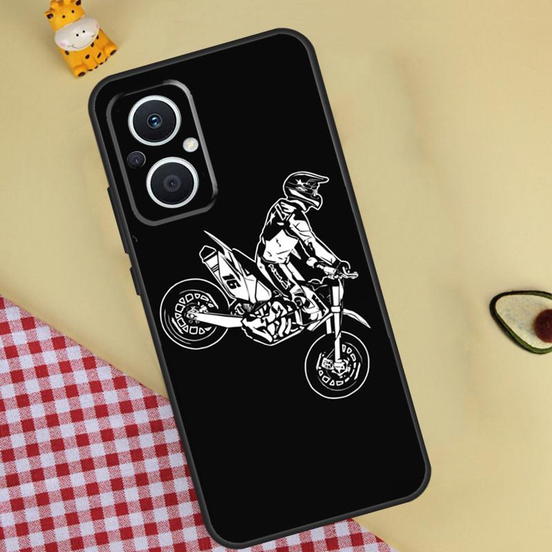 Moto Cross Mountain Phone Case For OPPO Reno 12 12F 13 13F 11 8T 7 8 10 Pro OPPO Find X8 X6 Pro X3 X5 Lite Cover