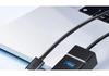 Высокоскоростной многопортовый USB 3.0 концентратор с вертикальным расширением для ноутбуков и настольных компьютеров.