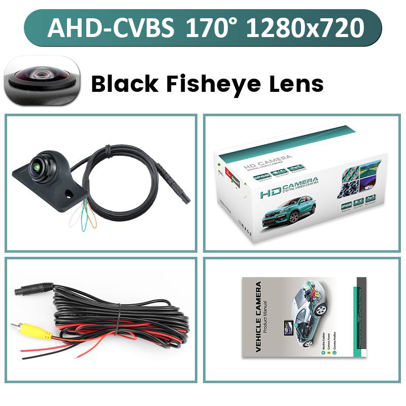 GreenYi 360° Adjustable AHD1080 Car Rear View Camera Universal Mini Side/Front/Backup 170° Fisheye Lens Night Vision Cam Reverse