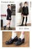 platform platform formal [Arisana] Loafers, shoes, girls, loafers, black, junior, shoes, 23.0cm