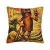 Tung Tung Tung Sahur Brainrot Funny Pillow Case  Comfy Pillow Cover Kawaii Pillowcases For Sofa Home Decoration