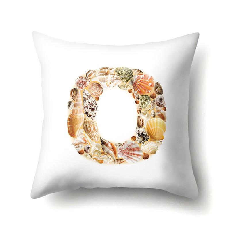 Полиэстеровая наволочка Автомобильная декорация Дом Наволочка с принтом 26 английских букв