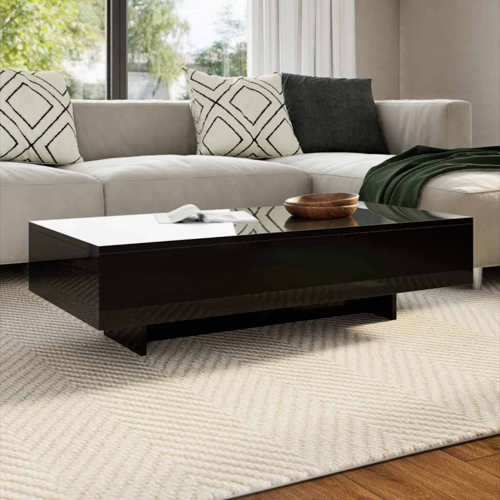 Glossy Black Coffee Table