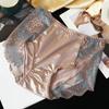 1PC Intimate Underpants Lace Underwear Briefs Cotton Panties Hollow Temptation Mid Waist Silk