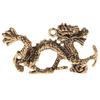1Pc Solid Brass Zodiac Dragon Small Statue Desktop Ornament Feng Shui Decor