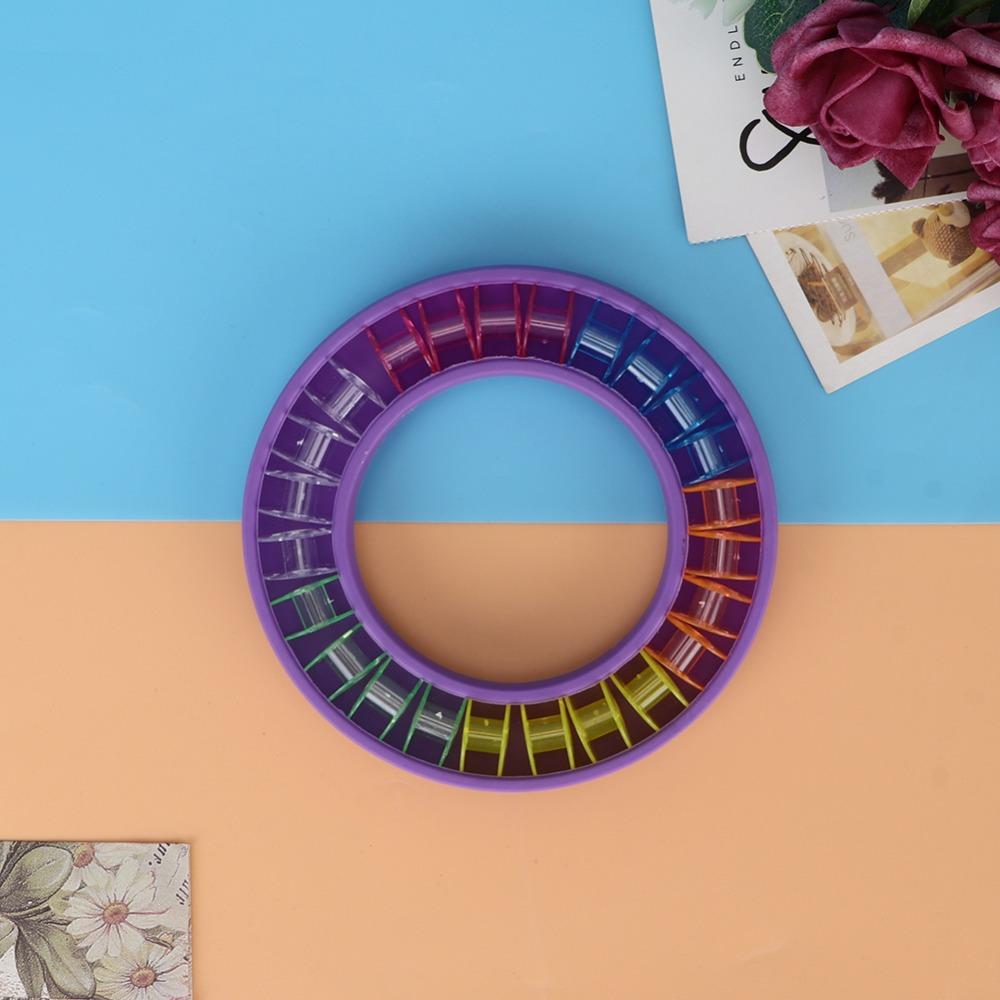 Round Shape Bobbin Organizer Portable Design Thread Organizer  Home Sewing