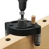 Aluminum Self Center Dowel Jig Handheld Wood Splicing Drill Vertical Hole Jig  Woodworking Tools