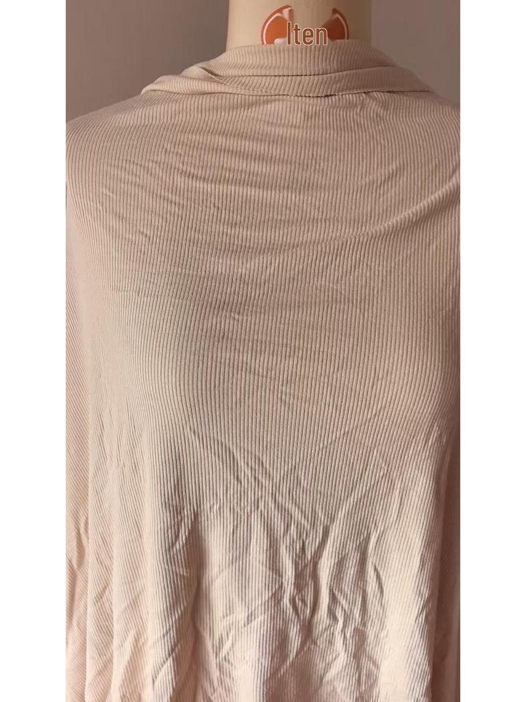 2025 Autumn Slim Fit Women's Boat Neck Bell Sleeve Ruched Top - Solid Color, Long Sleeve