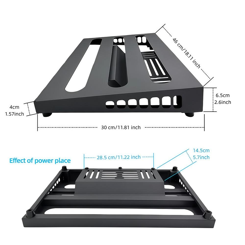 Улучшенная педальная доска для эффектов электрогитары со стойкой - Аксессуар для гитарного инструмента
