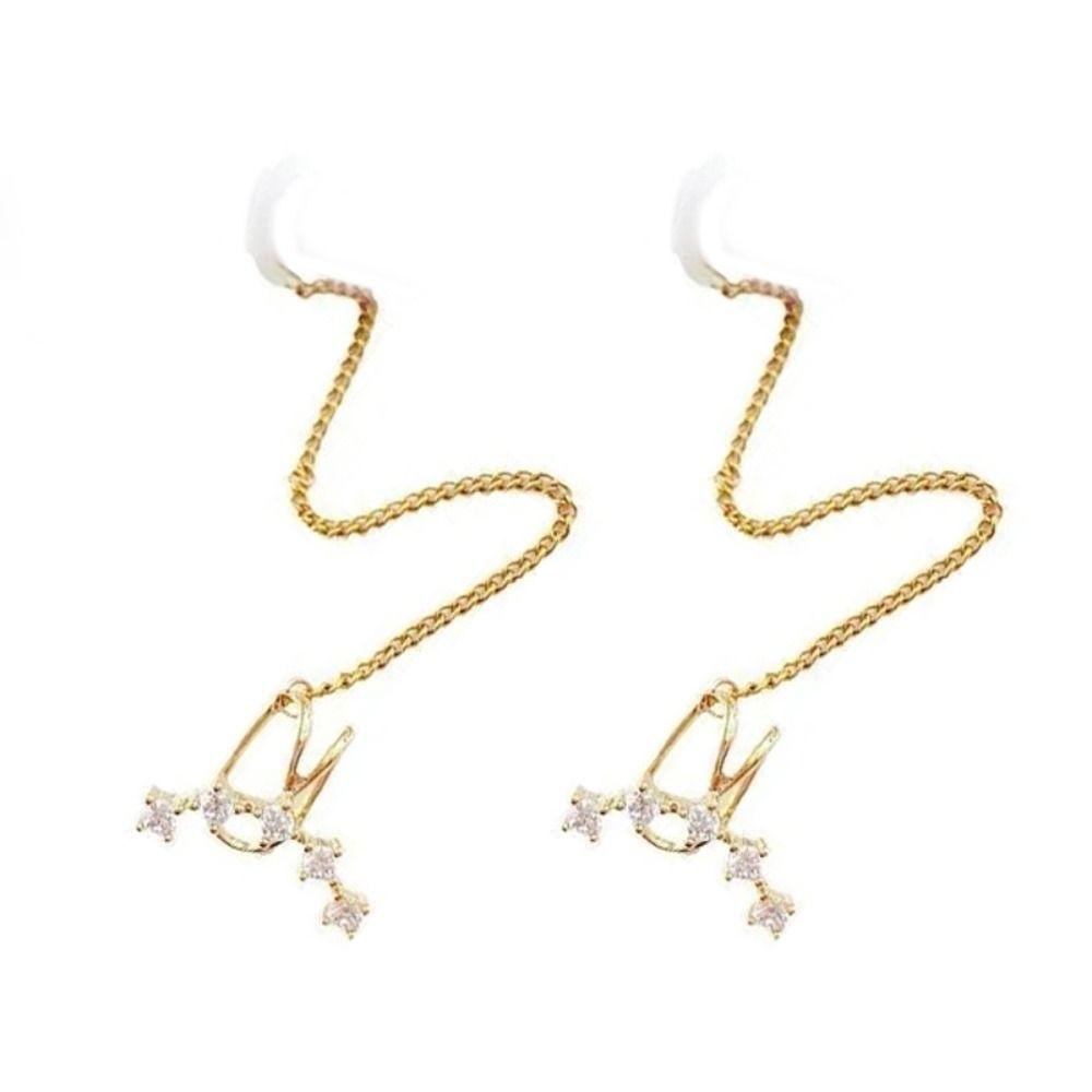 1 пара защитная цепочка анти-потеря ухо клипса бабочка цепи женщины