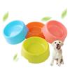 Round Plastic Dog Bowls Plastic Pet Food Bowl Pet Accesorios Cat Dog Feeder  for Puppy Kitten