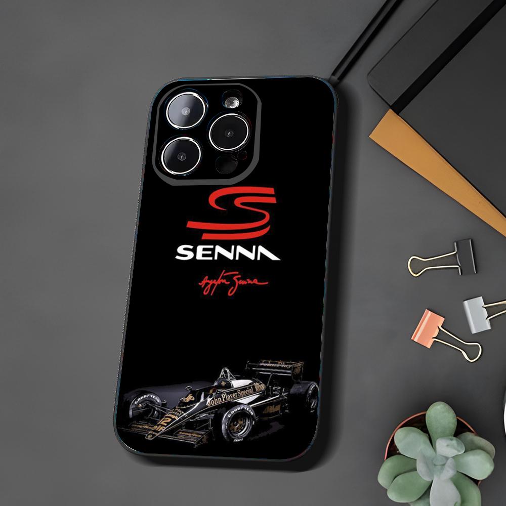 Чехол для телефона Ayrton S-Senna H-Helmet F-F1 Racing Для Iphone 15 11 13 14 Pro Max 7 8 Plus X Xr Xs Max Se2020 12mini Защитный чехол