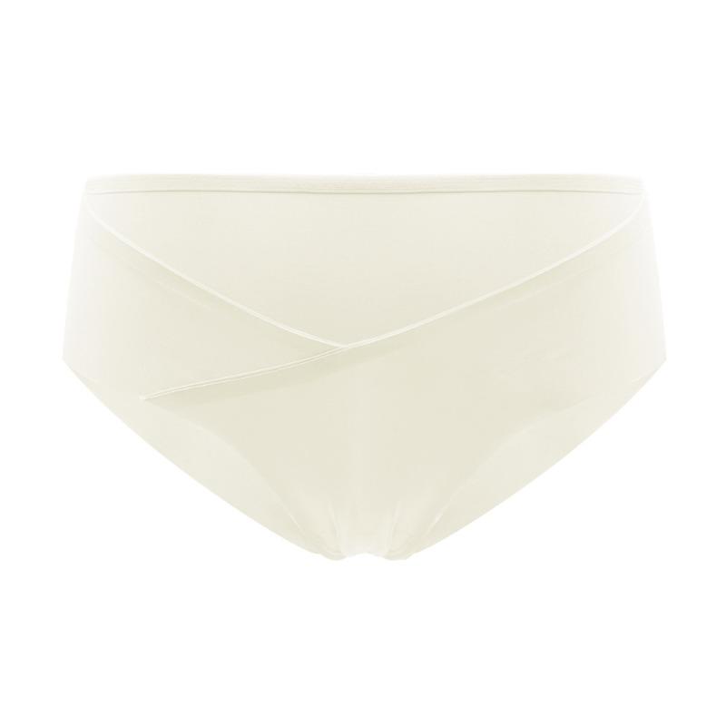 Нижнее белье для беременных женщин с эффектом подтяжки бедер, женское, антибактериальное, с V-образным вырезом, бесшовное, с низкой талией, с треугольными чашечками, большого размера