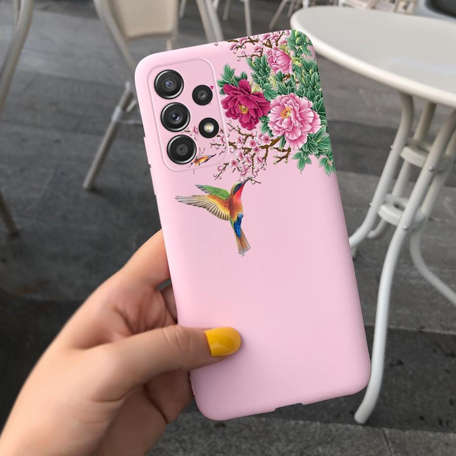 Чехол для Samsung Galaxy A23 SM-A235F Красивые Девушки Цветы Мягкий Силиконовый Чехол Для Samsung A23 A 23 Задняя Крышка GalaxyA23 Fundas
