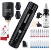Tattoo Kit Tattoo Pen Machine Rotary Tattoo Machine 4mm Stroke RCA Tattoo Battery Cartridges