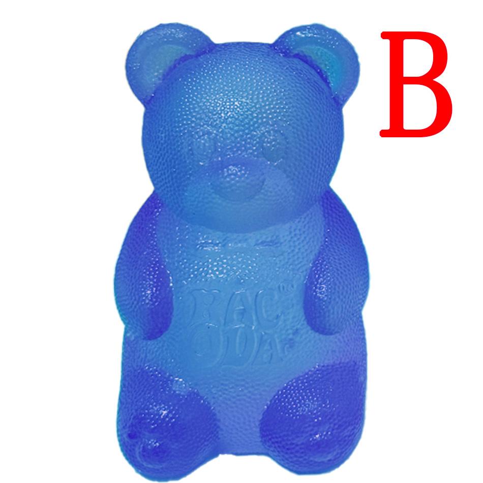 Сквиш-игрушка мармеладный мишка, стресс-болл из мальтозы, животное-сквиш, фиджет-игрушка для детей и взрослых, твердый антистресс, в наличии