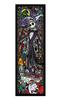 Tenyo [Made In Japan] 456-Piece Stained Art Gyutto Series Jigsaw Puzzle Disney The Nightmare Before Christmas Stained Glass (18.5x55.5cm) DSG-456-723