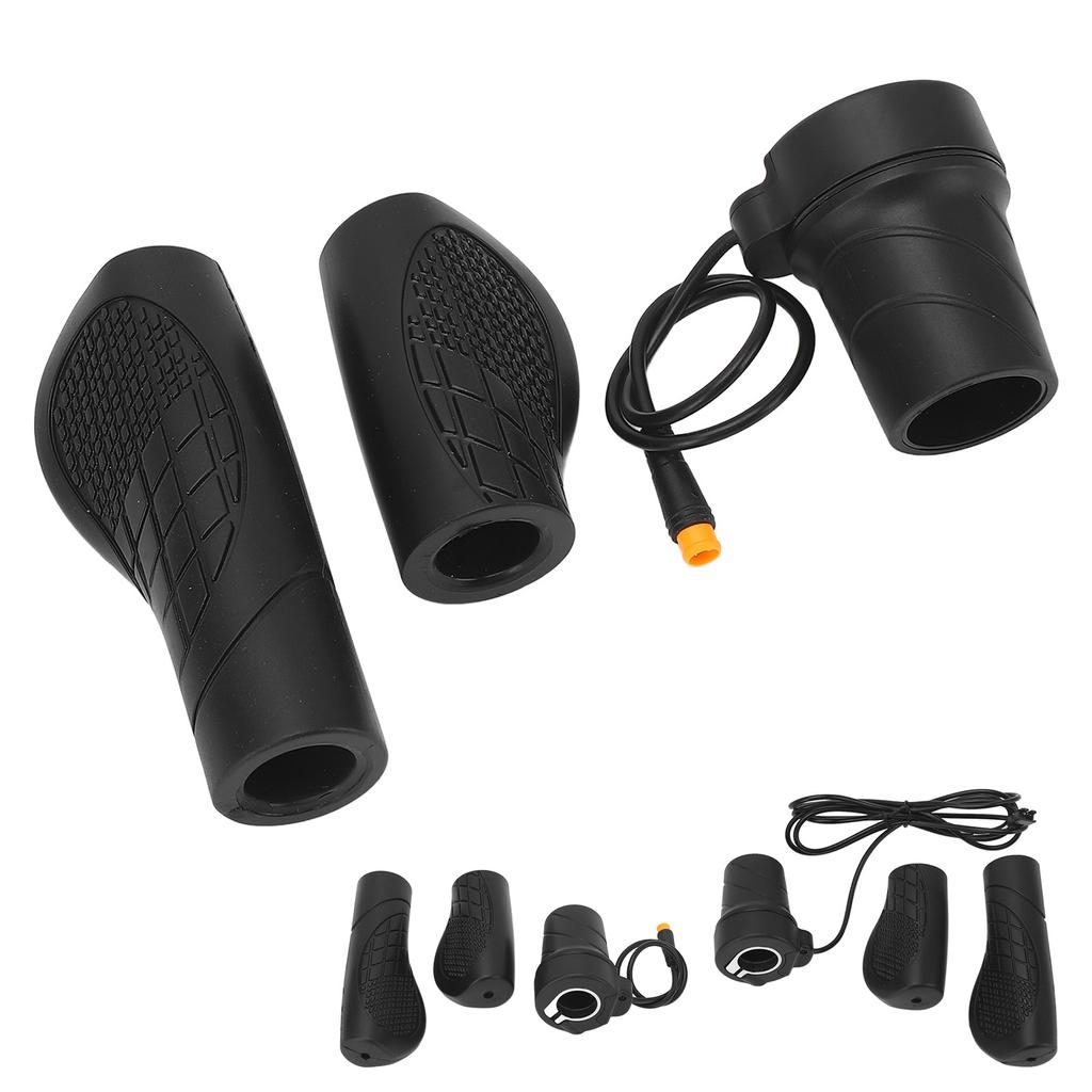 192X электрический половинный дроссель, предотвращающий скольжение, резиновый, универсальный электрический велосипед, полудроссельный