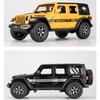 1/22 Масштаб Wrangler, литая под давлением внедорожная модель автомобиля, игрушечная модель автомобиля, 7 открытых дверей, выдвижной игрушечный автомобиль со звуком и светом для детей, коллекция подарков для мальчиков и девочек