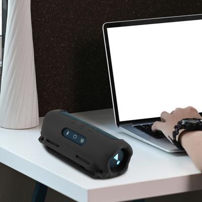 Силиконовый чехол для колонки JBL Flip 7 Водонепроницаемый чехол для Bluetooth-совместимой колонки с ремешком для крепления к стойке гольф-кара Защитная накладка для переноски