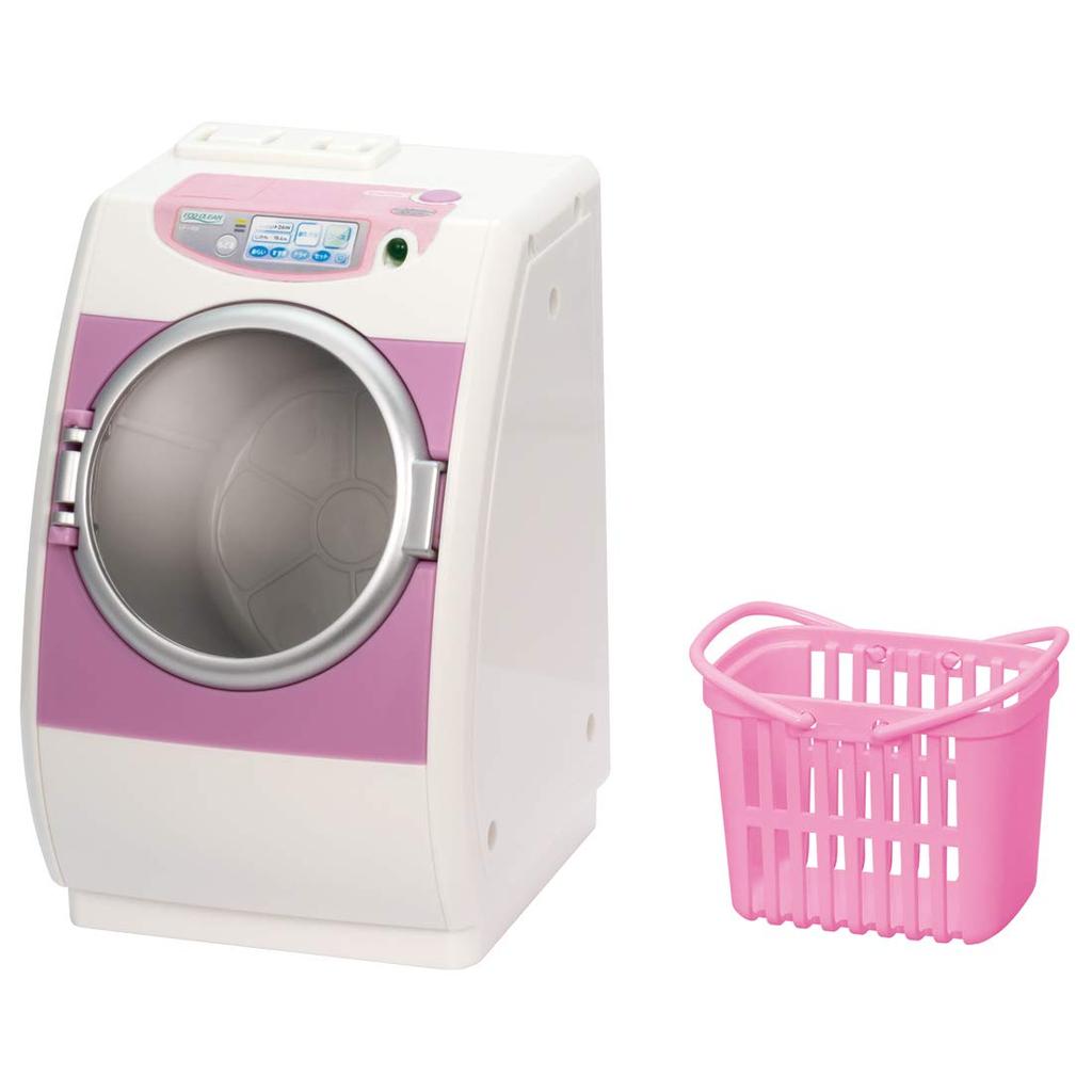 Takara Tomy "Licca-chan LF-02 Kururin Laundry Machine" Dress-Up Doll Play Toy for Ages 3 and Up, Meets Toy Safety Standards, ST Mark Certified