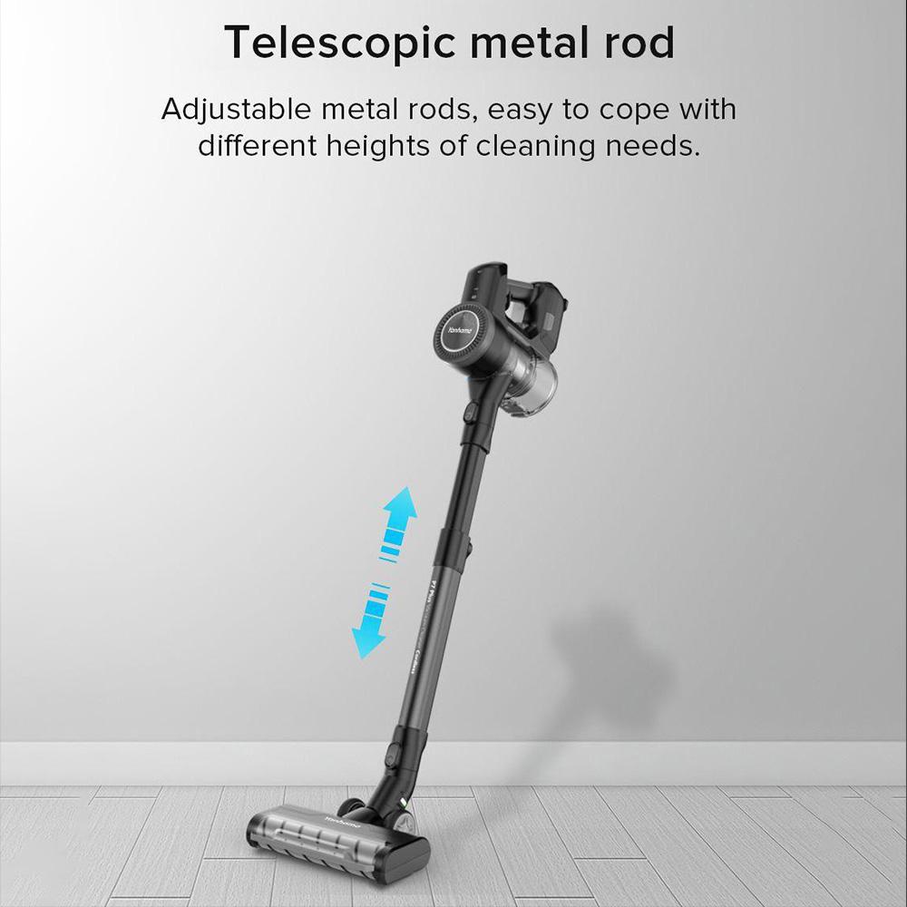 Yanhama P7 PLUS Stick Vacuum Cleaner, 25kPa Powerful Suction, 60min Runtime, Built-in Charging Dustbin