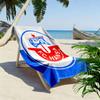 FC Hansa Print Beach Towel, Large Soft Quick Dry Towel for Beach Camping Swimming