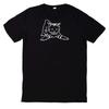 T-Shirt Katzengesicht Zeichnung Katze