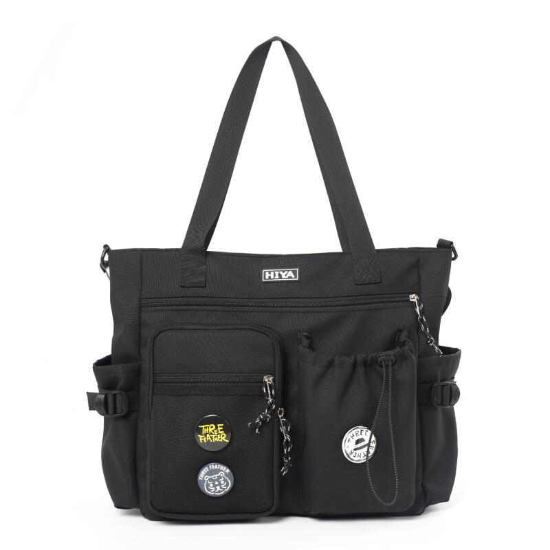 Студенческая сумка-тоут большой вместимости, унисекс, на плечо