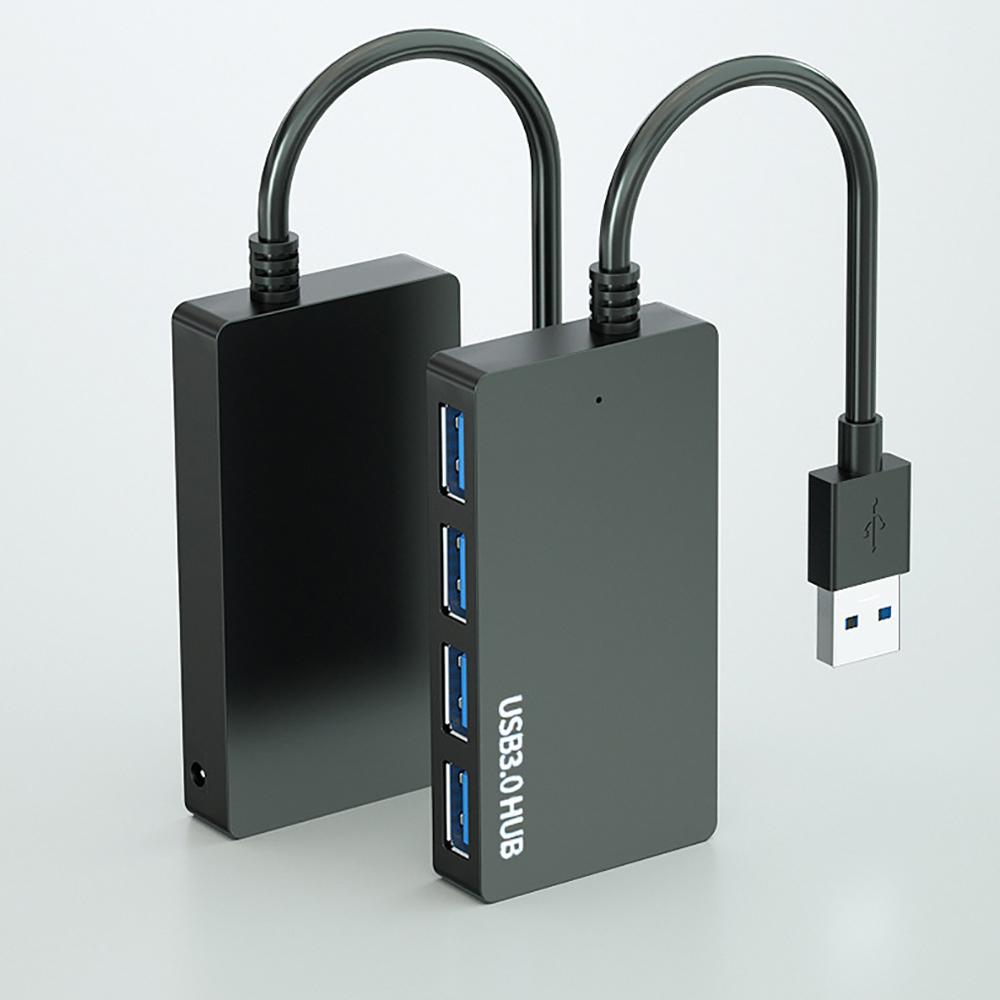 4 Ports Hub USB3.0 High Speed Adapter Multi Splitter 5Gbps For Desktop PC Laptop
