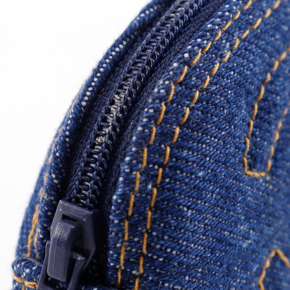 CHANEL COCO Mark Pouch A02789X03304 Mini pouch 97P Blue denim Women Used
