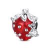 Charms Beads 925 Silver Pink Perfume Bottle Letter Luminous Firefly Tarot Card Beads Fit DIY Bracelets Jewelry