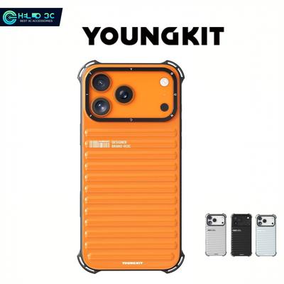 Youngkit Чемодан чистого цвета, совместимый с iPhone 17 Pro, никогда не выцветающий чехол для iPhone 17 Pro Max, противоударный