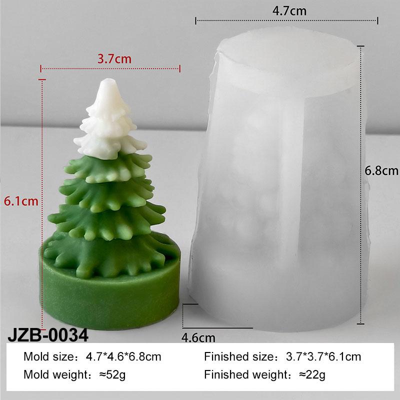 Xiaomi 3D Форма для свечей из силикона в виде Рождественской елки, DIY, для ароматерапии, мыла ручной работы, воска, гипса, поделок, украшений, Декор для вечеринки, Рождественский подарок