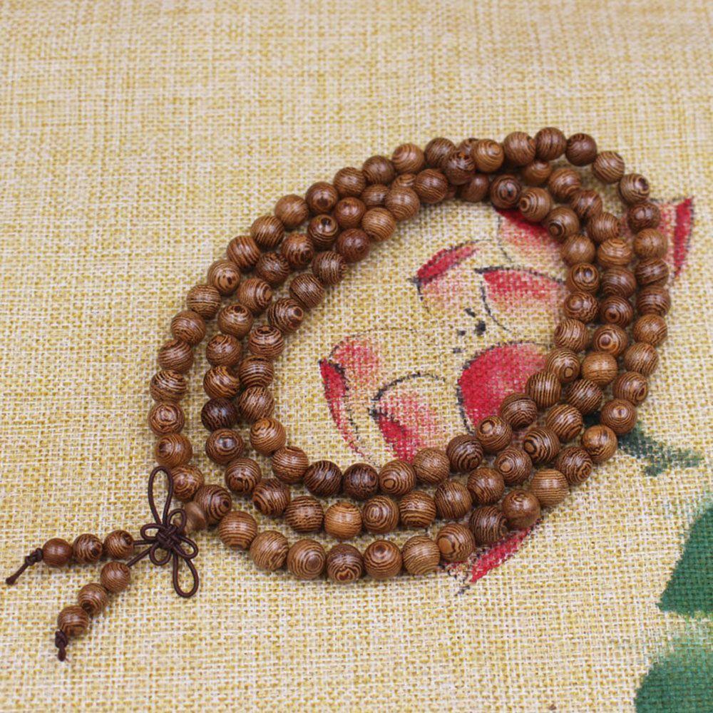 Hot Sale NEW Beads Wooden Tibetan Buddhist Bangle Jewelry Mala Bracelet Prayer Beads Rosary Buddha