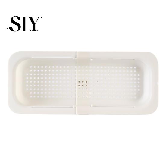 Adjustable Sink Strainer Retractable Drain Basket Over The Multifunctional Grade PP Extendable Fruit Space-saving Colander Vegetable Washing